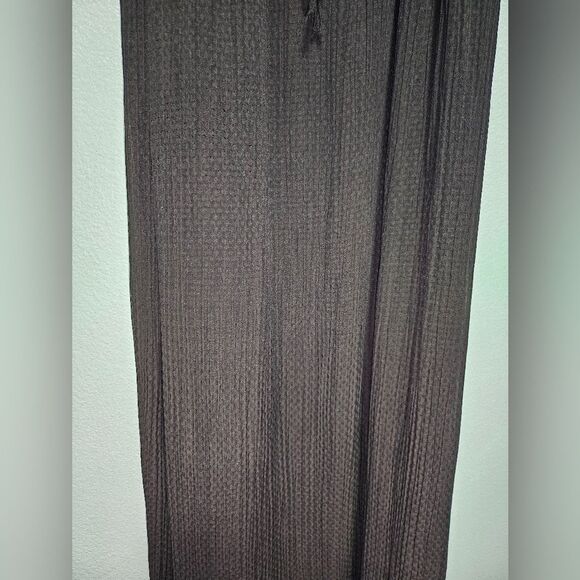 Jigsaw Silk Blend Empire Waist Laced Crochet Upper Gauzy Column Midi Dress Sz 4 - Picture 5 of 12